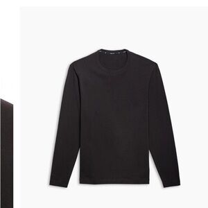 Public Rec Men’s Go-To Crew Neck Long Sleeve T-shirt Black Large Everyday Top